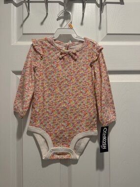 OshKosh B'gosh Floral Long Sleeve Bodysuit